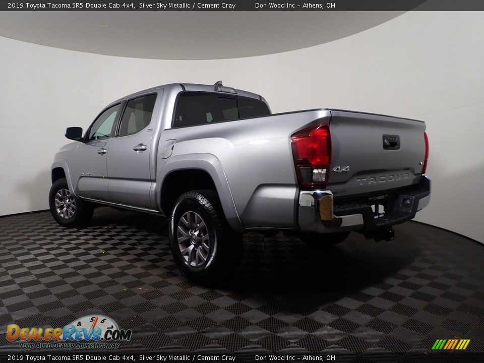 2019 Toyota Tacoma SR5 Double Cab 4x4 Silver Sky Metallic / Cement Gray Photo #11