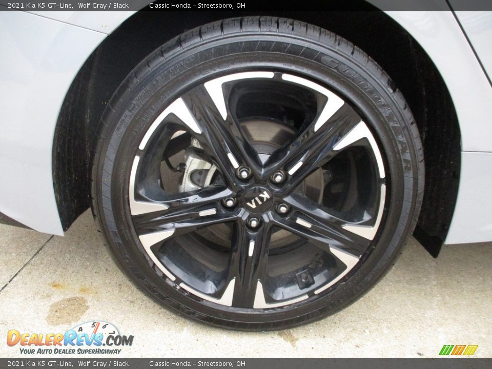 2021 Kia K5 GT-Line Wolf Gray / Black Photo #7