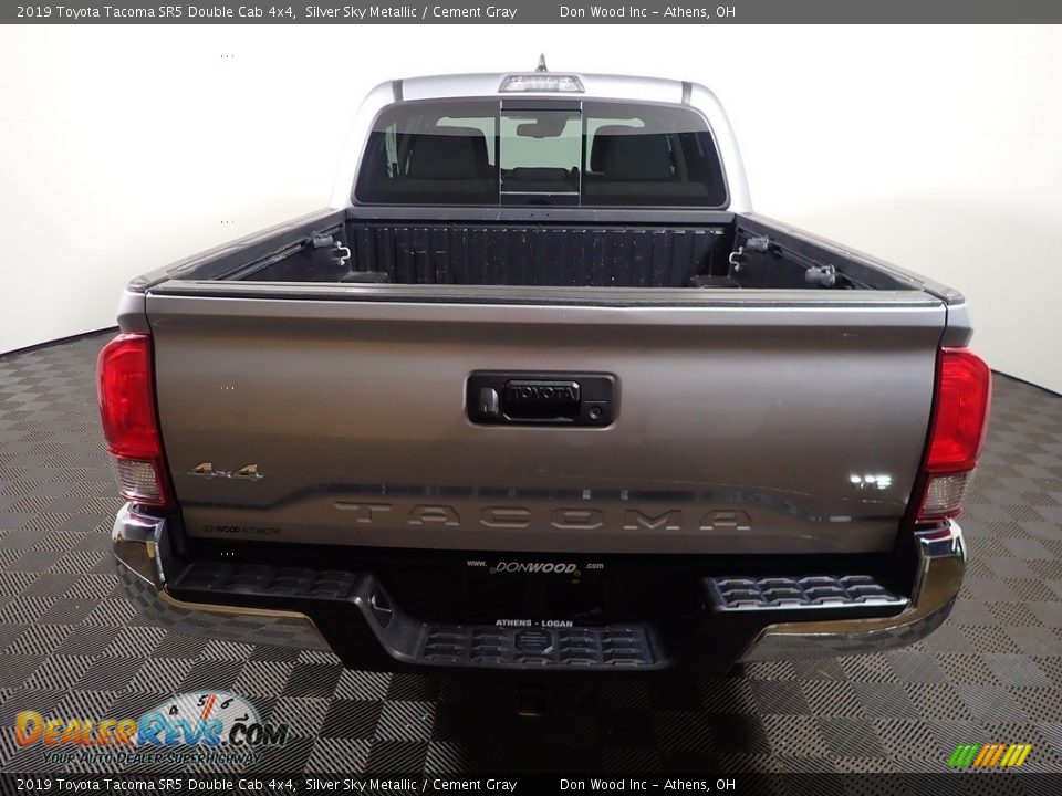 2019 Toyota Tacoma SR5 Double Cab 4x4 Silver Sky Metallic / Cement Gray Photo #13