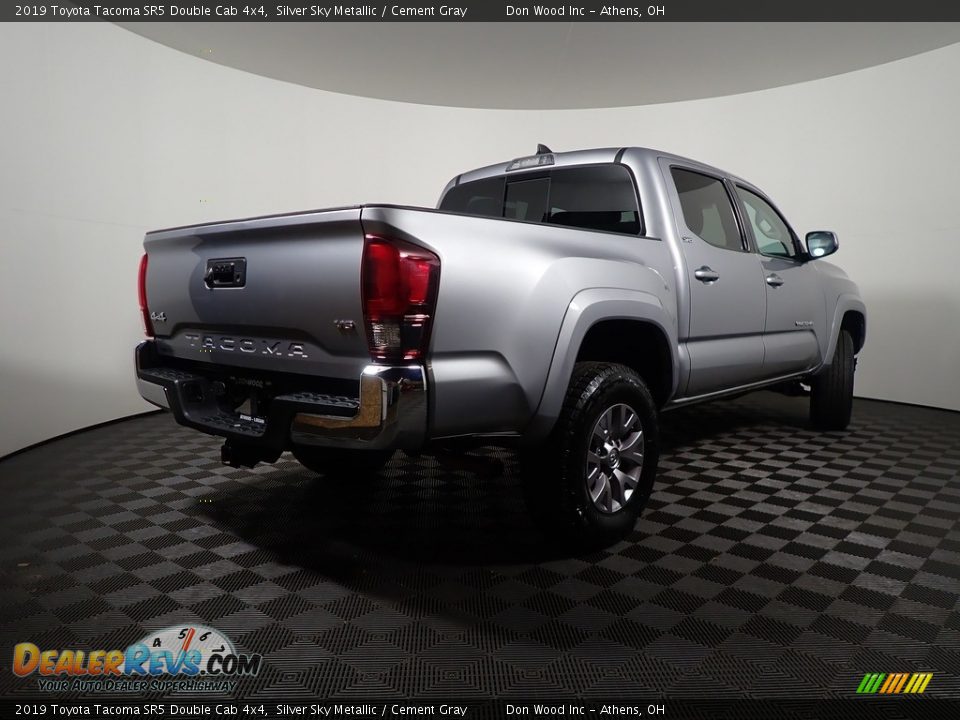 2019 Toyota Tacoma SR5 Double Cab 4x4 Silver Sky Metallic / Cement Gray Photo #15