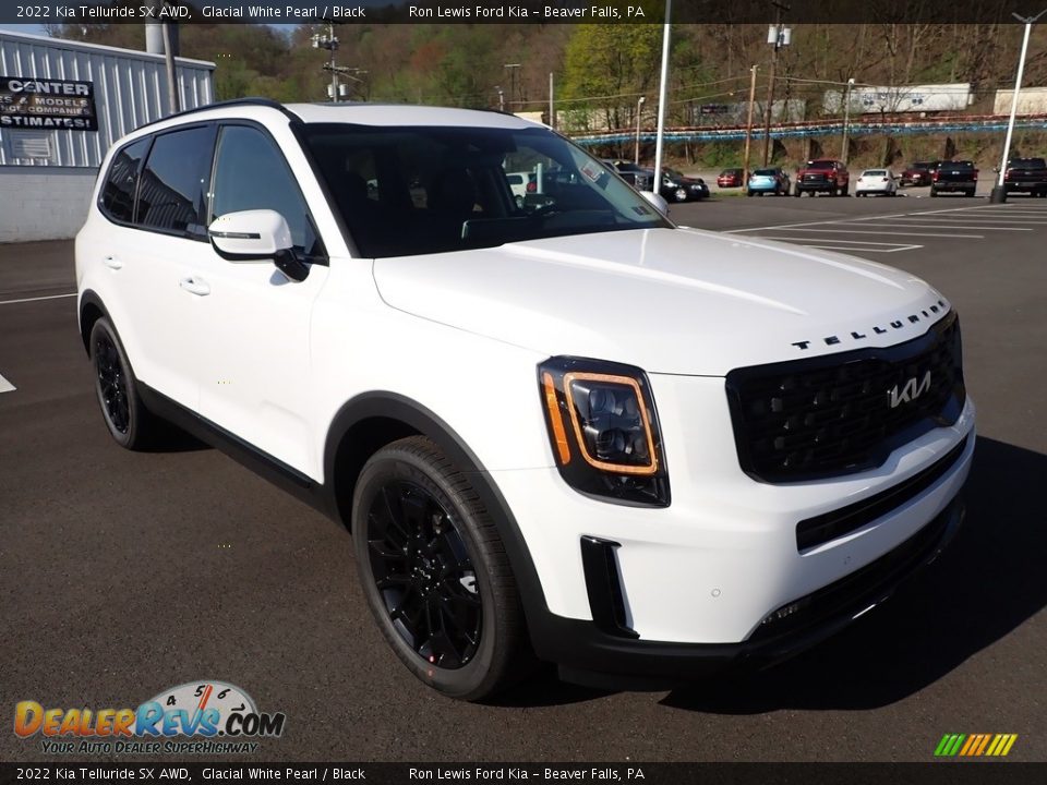 2022 Kia Telluride SX AWD Glacial White Pearl / Black Photo #2