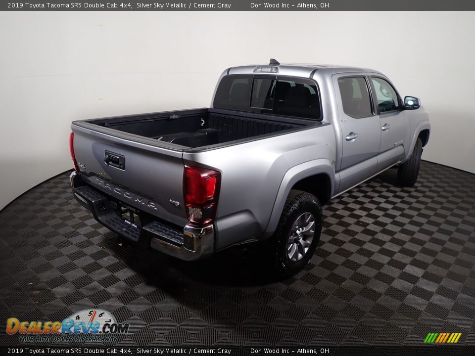 2019 Toyota Tacoma SR5 Double Cab 4x4 Silver Sky Metallic / Cement Gray Photo #16