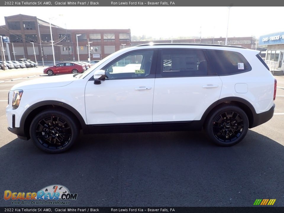 2022 Kia Telluride SX AWD Glacial White Pearl / Black Photo #5