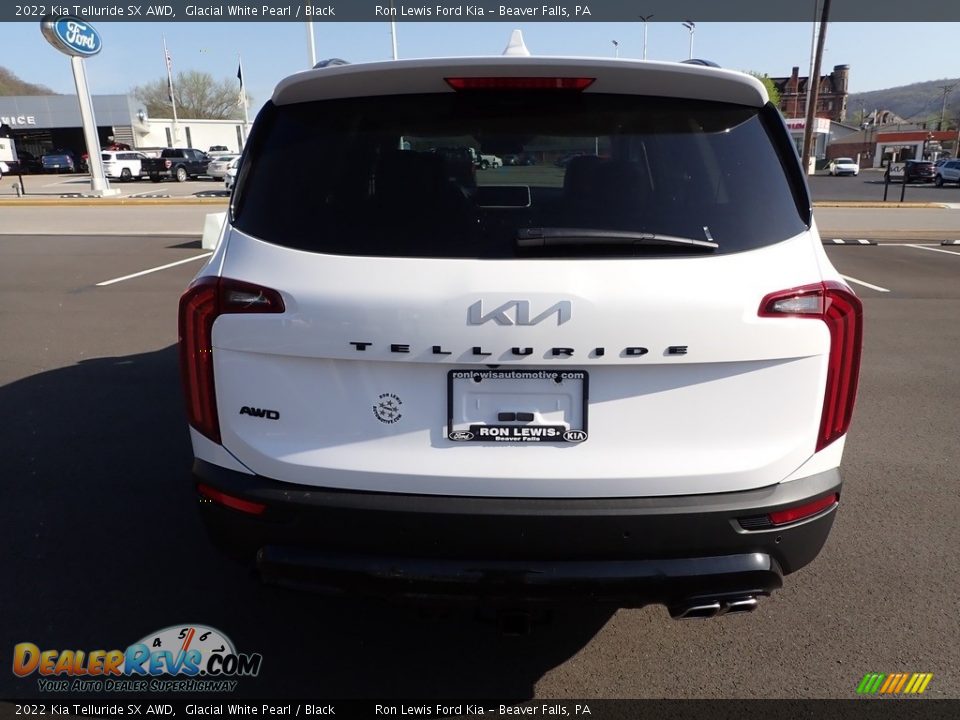 2022 Kia Telluride SX AWD Glacial White Pearl / Black Photo #7