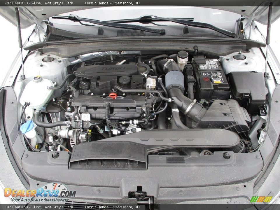 2021 Kia K5 GT-Line 1.6 Liter Turbocharged DOHC 16-Valve CVVD 4 Cylinder Engine Photo #16