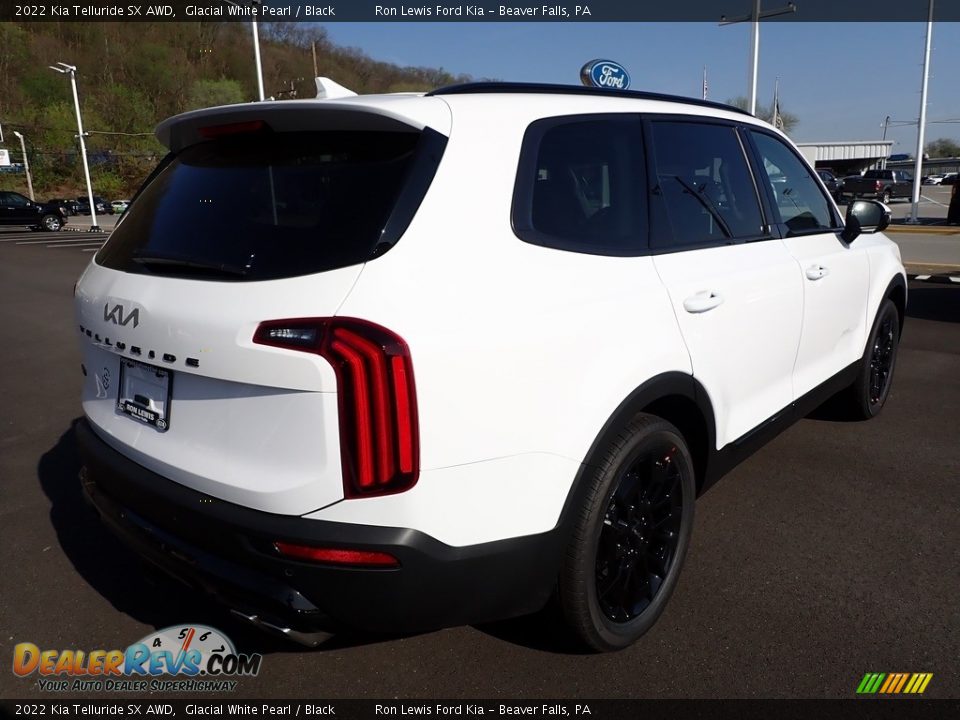 2022 Kia Telluride SX AWD Glacial White Pearl / Black Photo #8