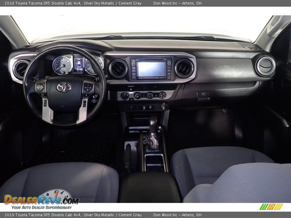 2019 Toyota Tacoma SR5 Double Cab 4x4 Silver Sky Metallic / Cement Gray Photo #23