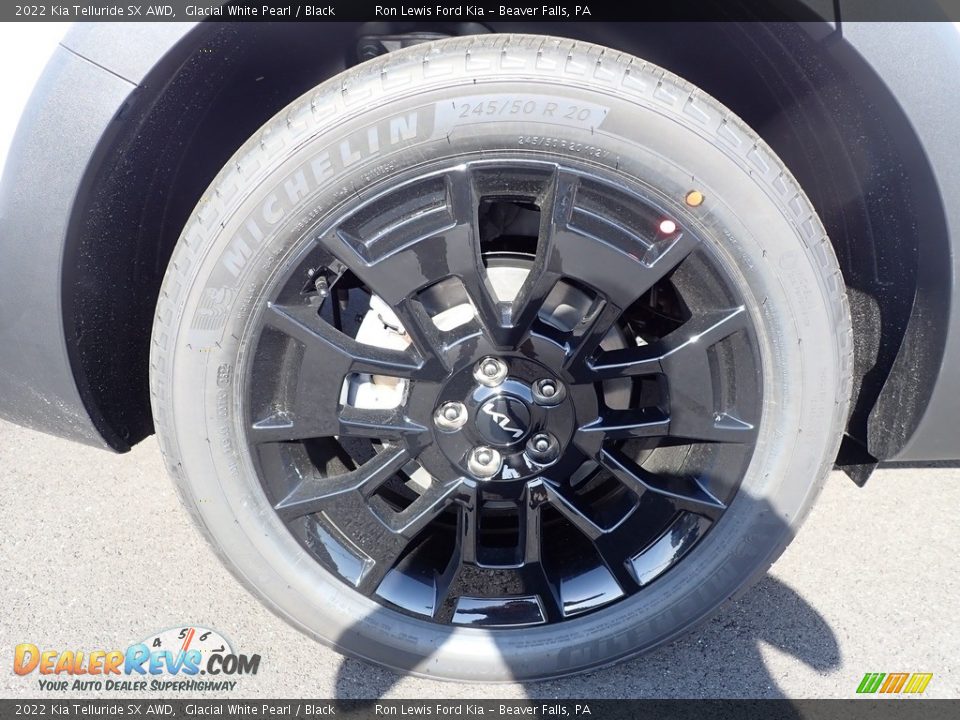 2022 Kia Telluride SX AWD Glacial White Pearl / Black Photo #9
