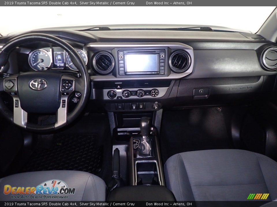 2019 Toyota Tacoma SR5 Double Cab 4x4 Silver Sky Metallic / Cement Gray Photo #24