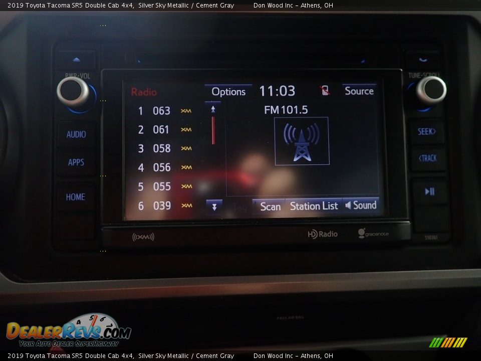 2019 Toyota Tacoma SR5 Double Cab 4x4 Silver Sky Metallic / Cement Gray Photo #25