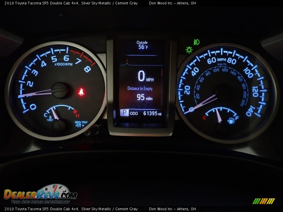 2019 Toyota Tacoma SR5 Double Cab 4x4 Silver Sky Metallic / Cement Gray Photo #27