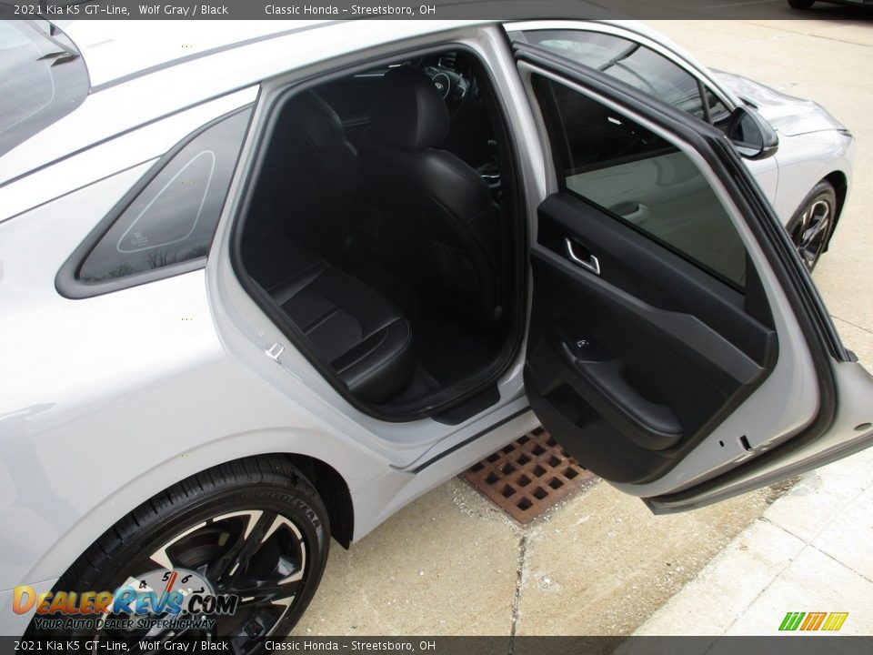 2021 Kia K5 GT-Line Wolf Gray / Black Photo #21