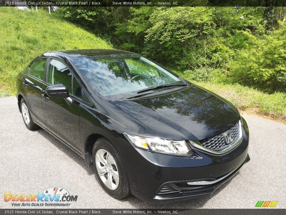 Front 3/4 View of 2015 Honda Civic LX Sedan Photo #4