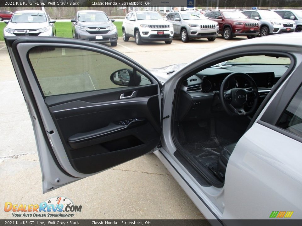 2021 Kia K5 GT-Line Wolf Gray / Black Photo #27