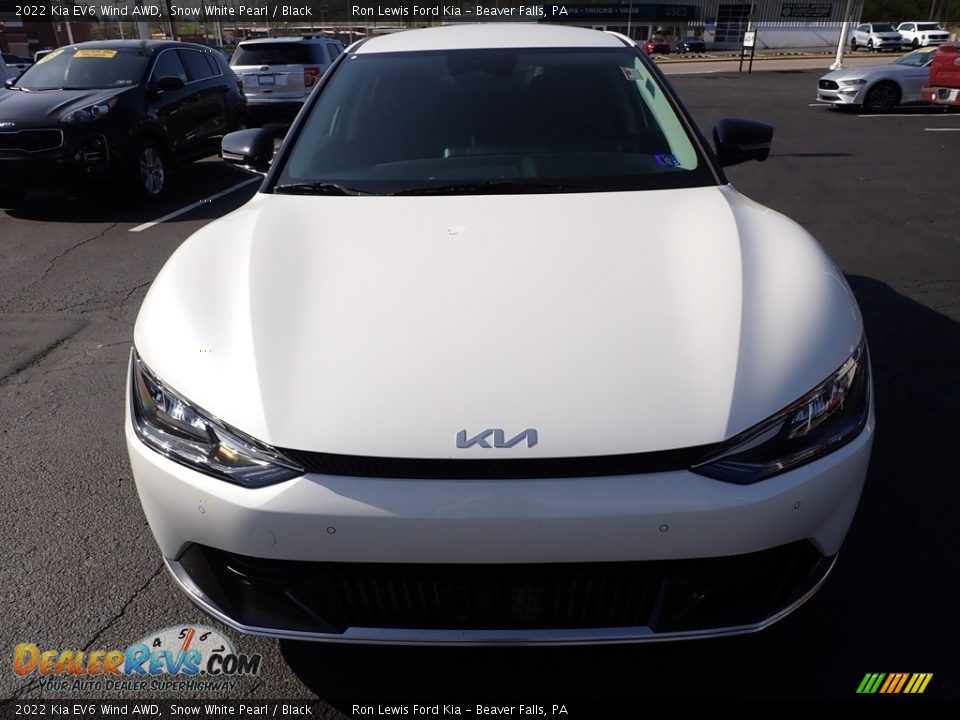 2022 Kia EV6 Wind AWD Snow White Pearl / Black Photo #3