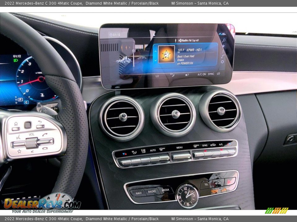 Controls of 2022 Mercedes-Benz C 300 4Matic Coupe Photo #7
