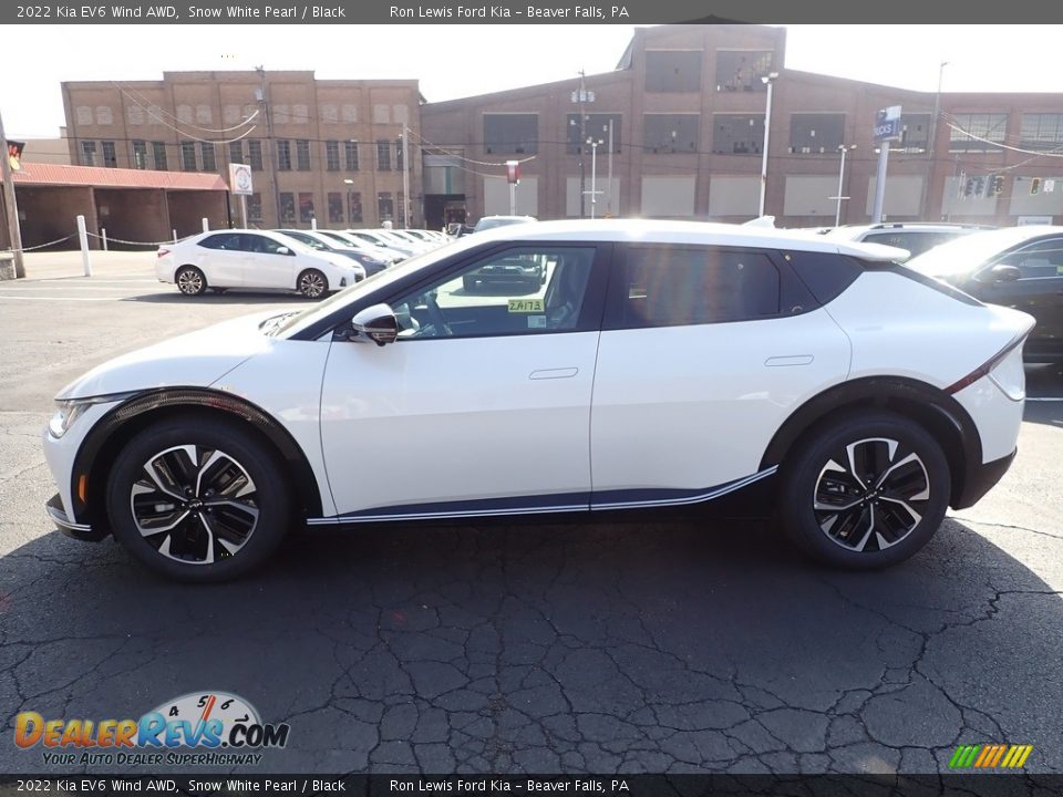 Snow White Pearl 2022 Kia EV6 Wind AWD Photo #5