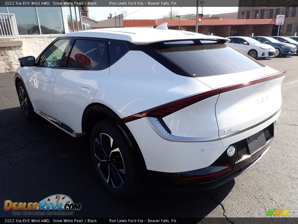 2022 Kia EV6 Wind AWD Snow White Pearl / Black Photo #6