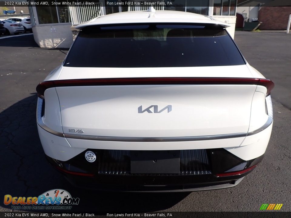 2022 Kia EV6 Wind AWD Snow White Pearl / Black Photo #7