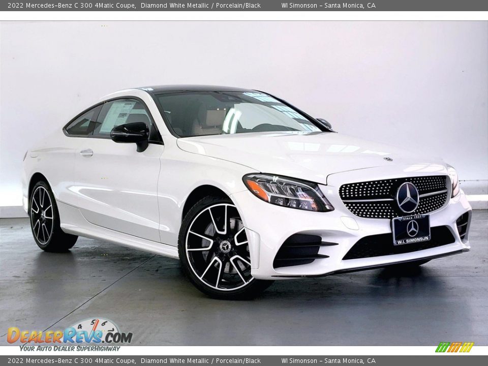 Front 3/4 View of 2022 Mercedes-Benz C 300 4Matic Coupe Photo #12