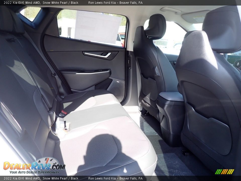 2022 Kia EV6 Wind AWD Snow White Pearl / Black Photo #10