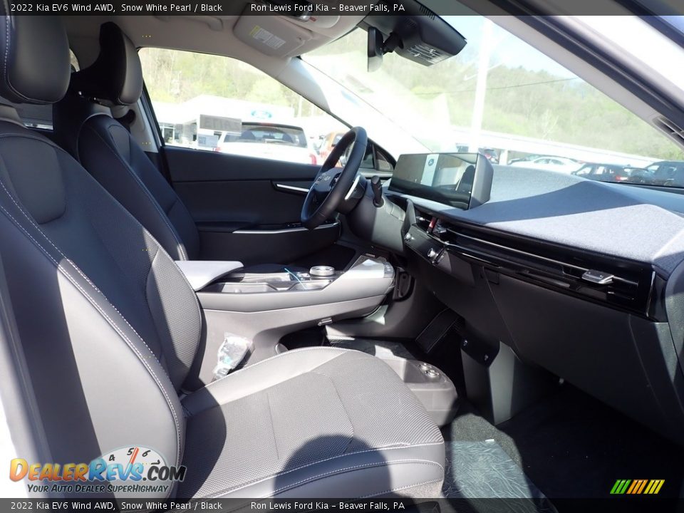 2022 Kia EV6 Wind AWD Snow White Pearl / Black Photo #11