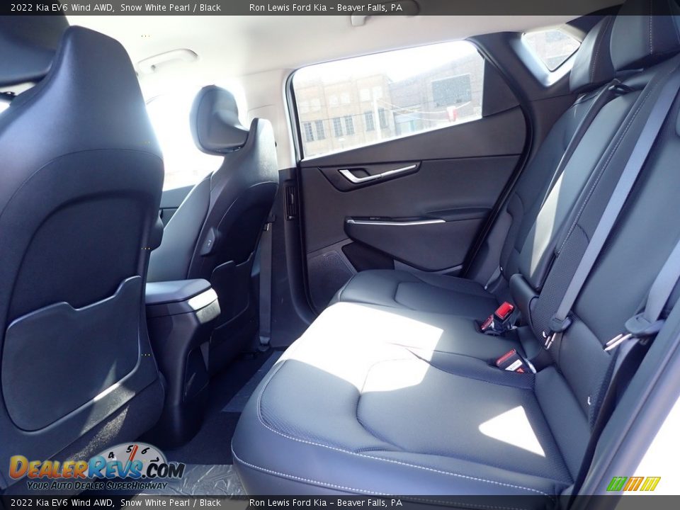 2022 Kia EV6 Wind AWD Snow White Pearl / Black Photo #12