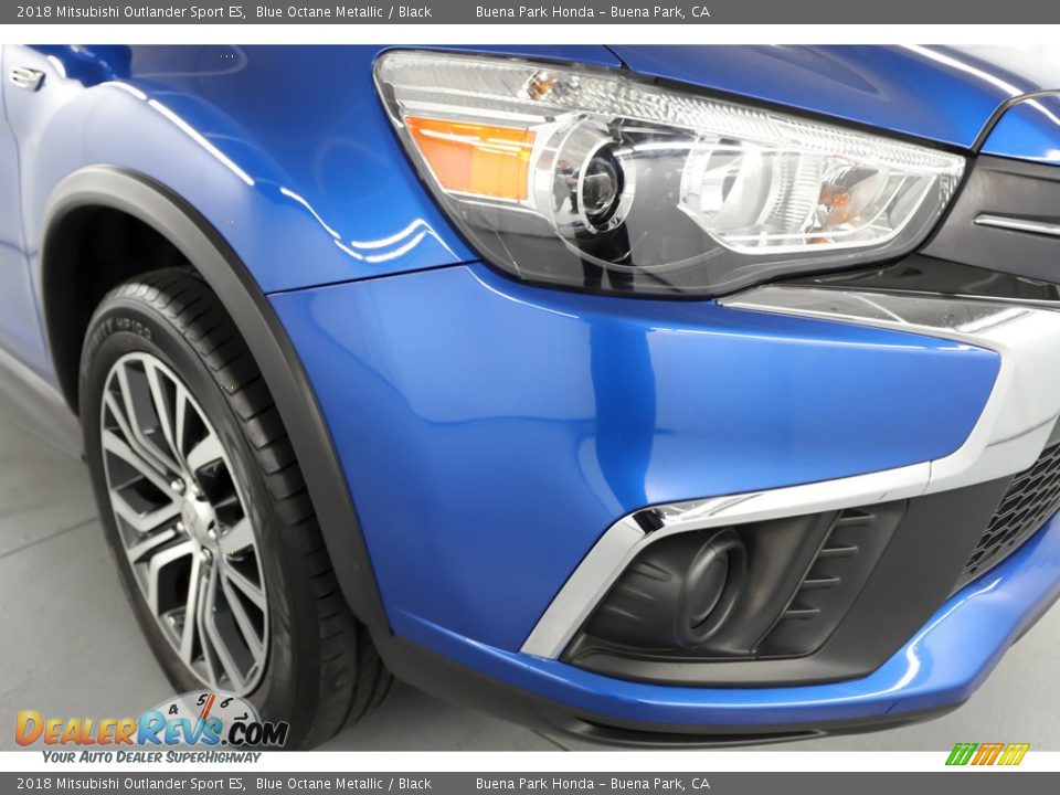 2018 Mitsubishi Outlander Sport ES Blue Octane Metallic / Black Photo #3