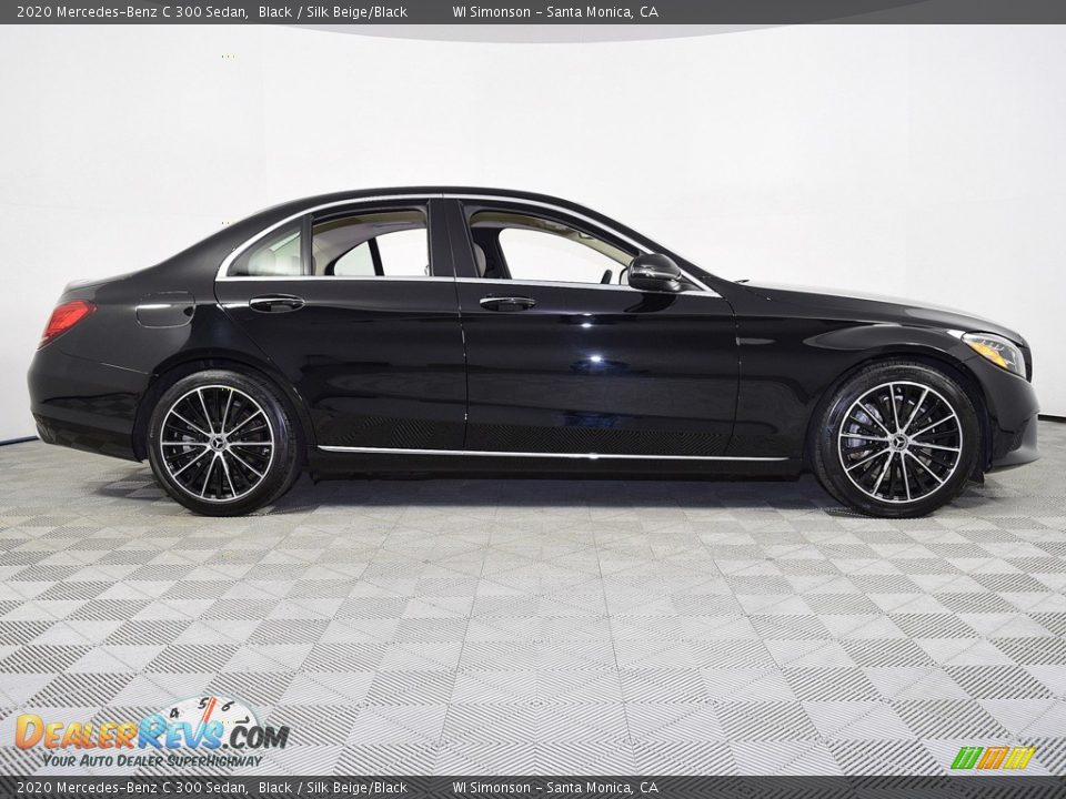 2020 Mercedes-Benz C 300 Sedan Black / Silk Beige/Black Photo #2