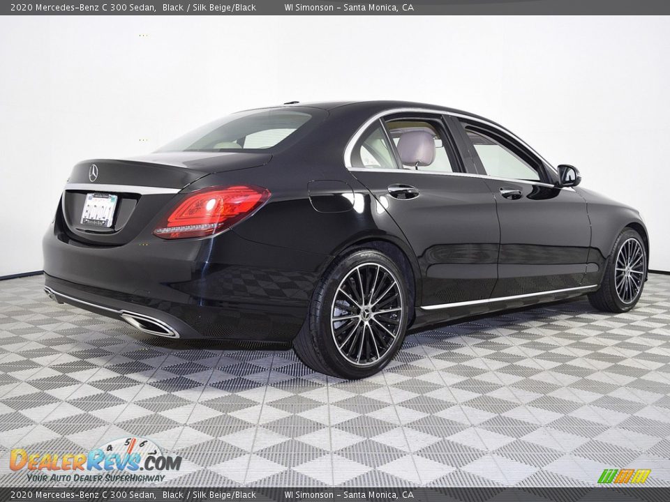 2020 Mercedes-Benz C 300 Sedan Black / Silk Beige/Black Photo #3