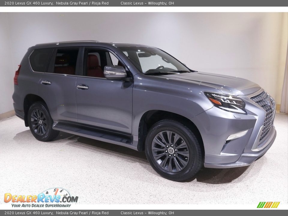 2020 Lexus GX 460 Luxury Nebula Gray Pearl / Rioja Red Photo #1