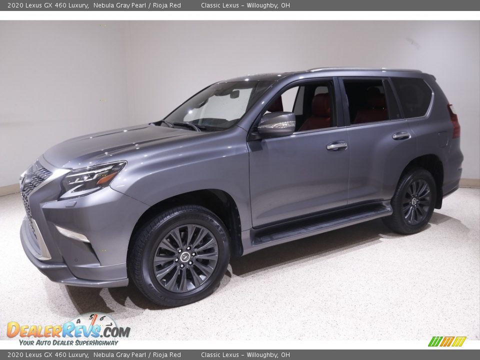 2020 Lexus GX 460 Luxury Nebula Gray Pearl / Rioja Red Photo #3