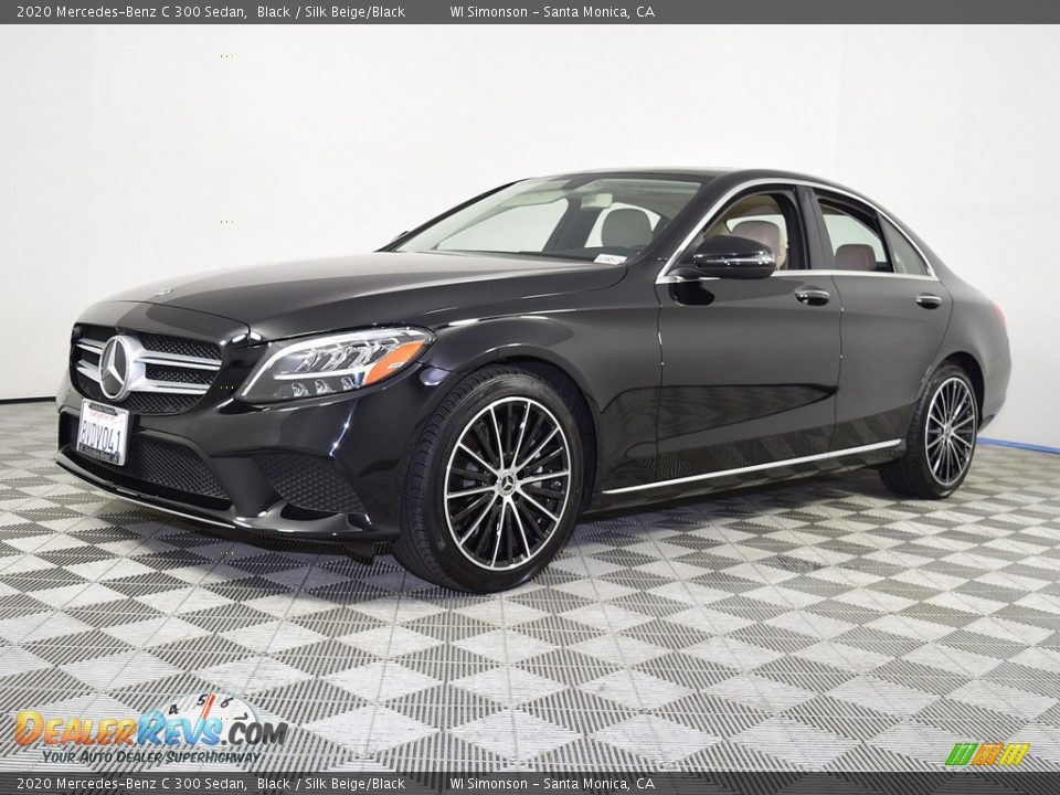 2020 Mercedes-Benz C 300 Sedan Black / Silk Beige/Black Photo #6