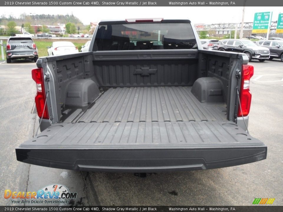 2019 Chevrolet Silverado 1500 Custom Crew Cab 4WD Shadow Gray Metallic / Jet Black Photo #12