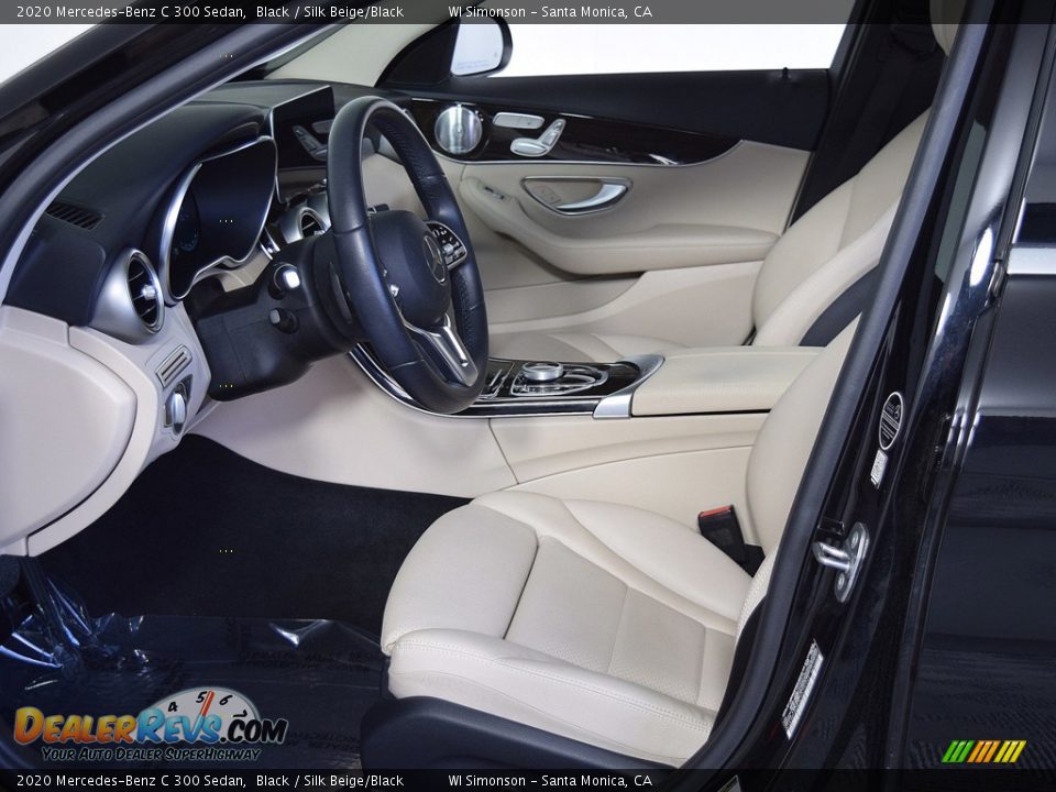 2020 Mercedes-Benz C 300 Sedan Black / Silk Beige/Black Photo #9