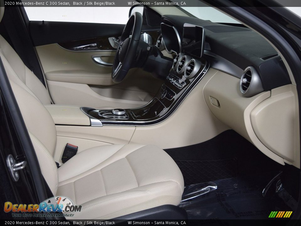 2020 Mercedes-Benz C 300 Sedan Black / Silk Beige/Black Photo #14