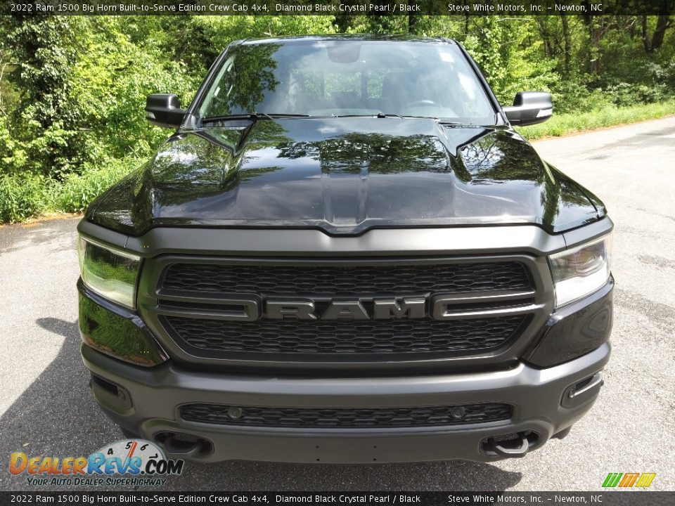 Diamond Black Crystal Pearl 2022 Ram 1500 Big Horn Built-to-Serve Edition Crew Cab 4x4 Photo #3