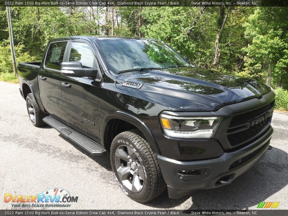 Diamond Black Crystal Pearl 2022 Ram 1500 Big Horn Built-to-Serve Edition Crew Cab 4x4 Photo #4