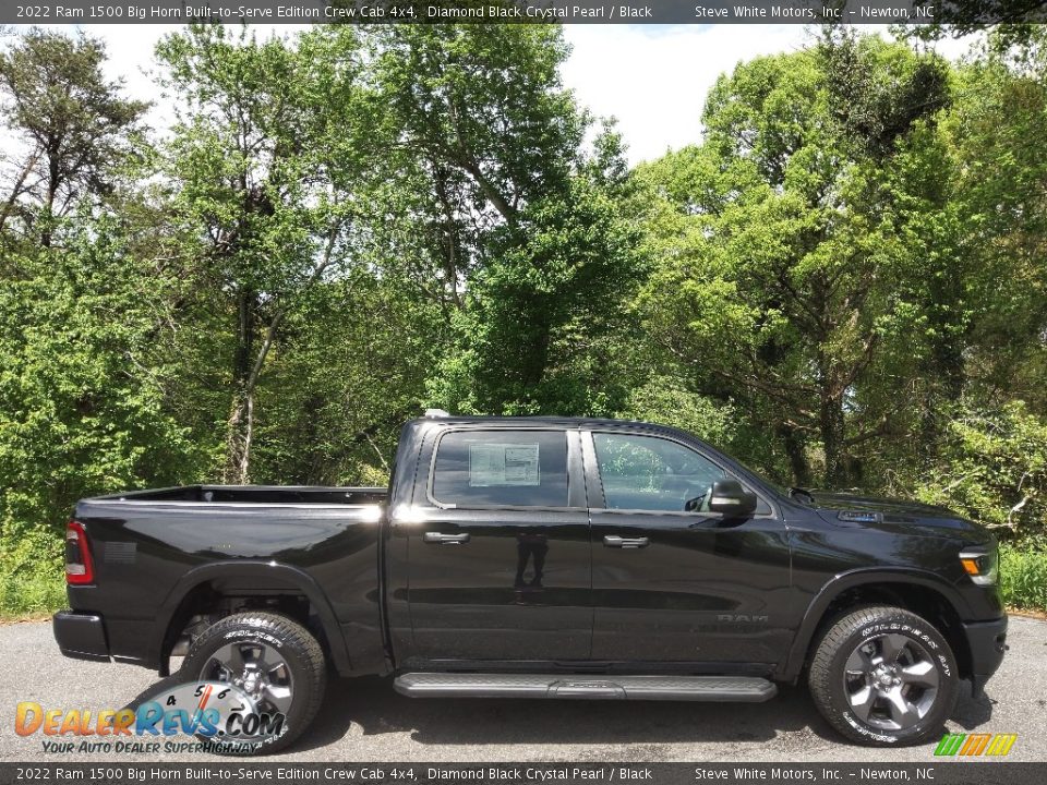 Diamond Black Crystal Pearl 2022 Ram 1500 Big Horn Built-to-Serve Edition Crew Cab 4x4 Photo #5