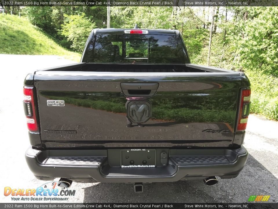 2022 Ram 1500 Big Horn Built-to-Serve Edition Crew Cab 4x4 Diamond Black Crystal Pearl / Black Photo #7