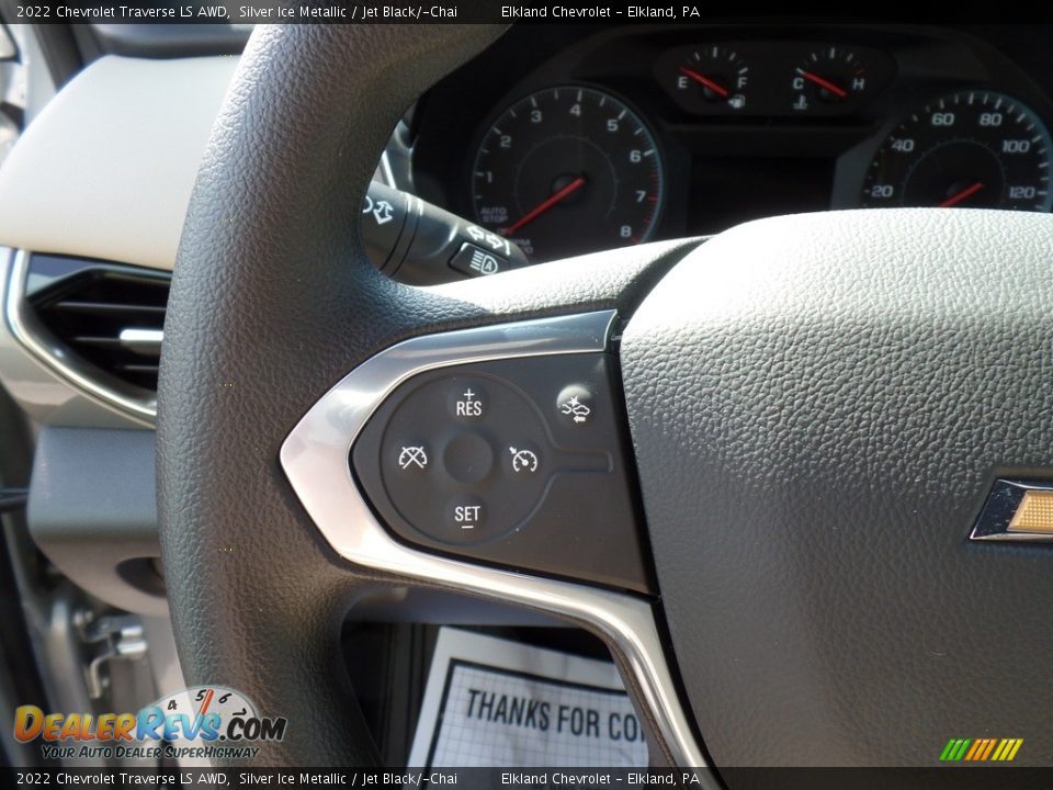 2022 Chevrolet Traverse LS AWD Steering Wheel Photo #21