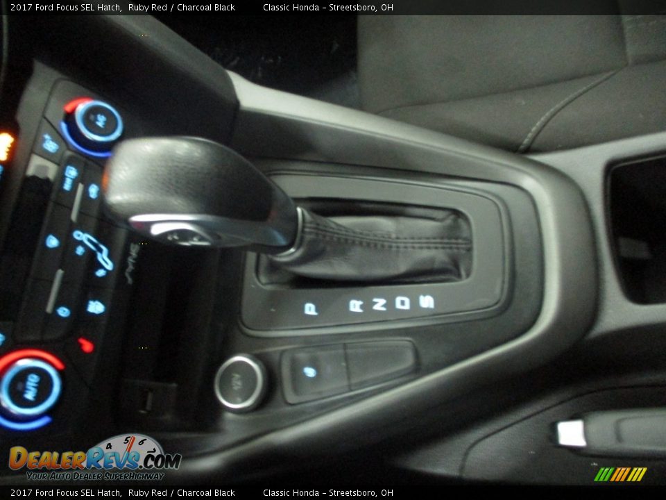 2017 Ford Focus SEL Hatch Ruby Red / Charcoal Black Photo #34