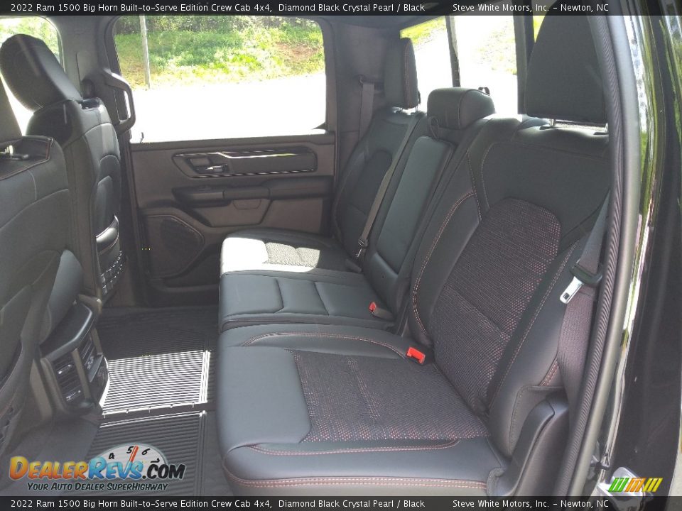 Rear Seat of 2022 Ram 1500 Big Horn Built-to-Serve Edition Crew Cab 4x4 Photo #16