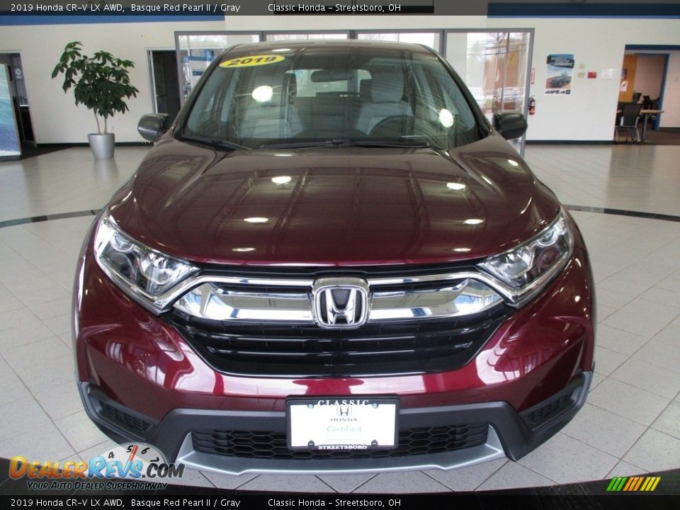 2019 Honda CR-V LX AWD Basque Red Pearl II / Gray Photo #2