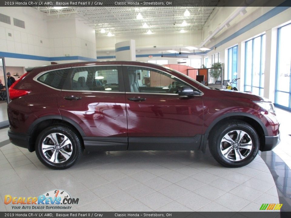 2019 Honda CR-V LX AWD Basque Red Pearl II / Gray Photo #4