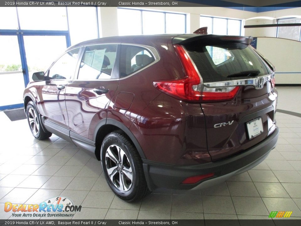 2019 Honda CR-V LX AWD Basque Red Pearl II / Gray Photo #9