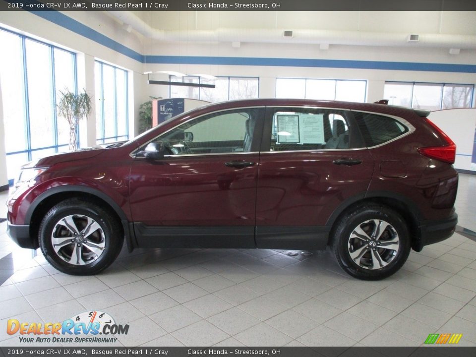 2019 Honda CR-V LX AWD Basque Red Pearl II / Gray Photo #10