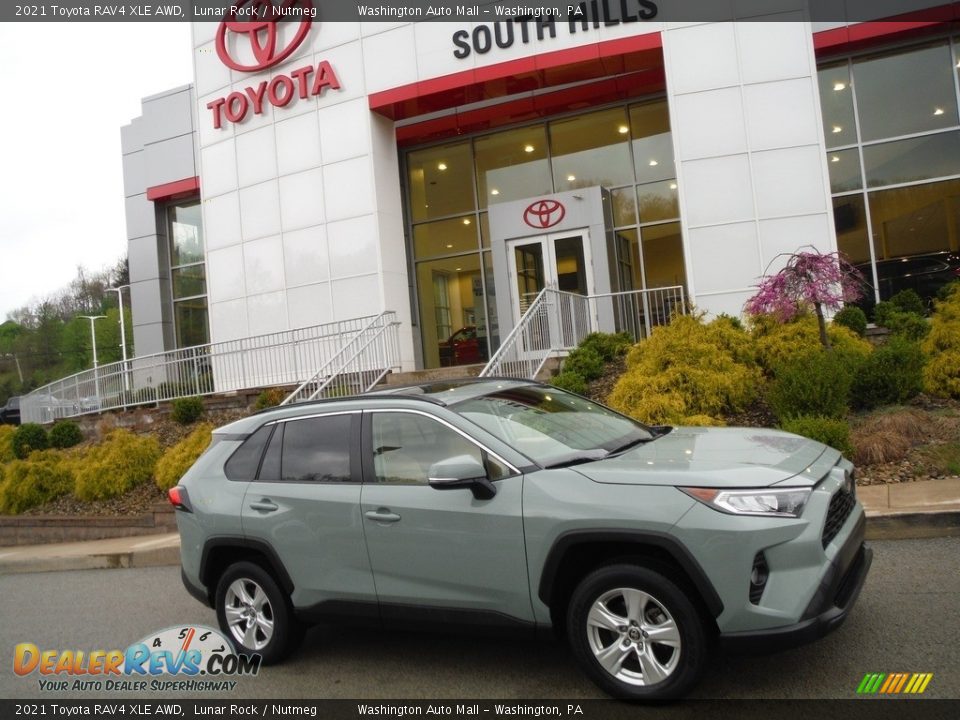 2021 Toyota RAV4 XLE AWD Lunar Rock / Nutmeg Photo #2