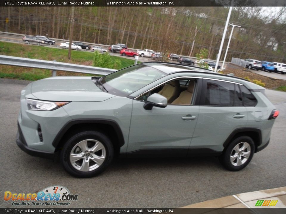 2021 Toyota RAV4 XLE AWD Lunar Rock / Nutmeg Photo #14