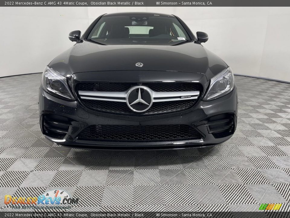 2022 Mercedes-Benz C AMG 43 4Matic Coupe Obsidian Black Metallic / Black Photo #2